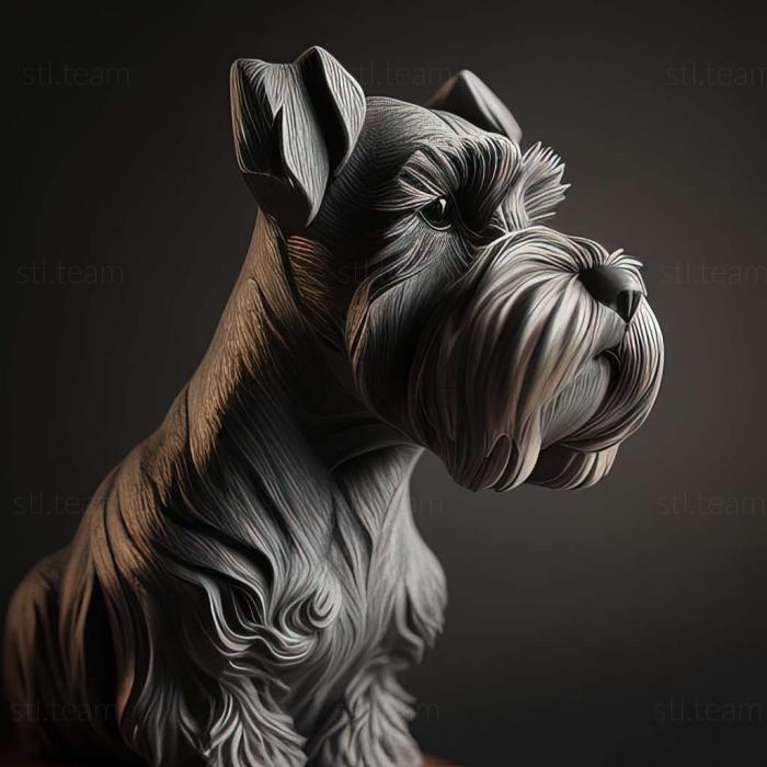 Zwergschnauzer dog